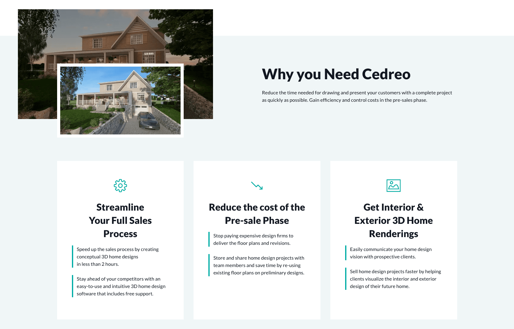 Cedreo builder presentation and rendering software